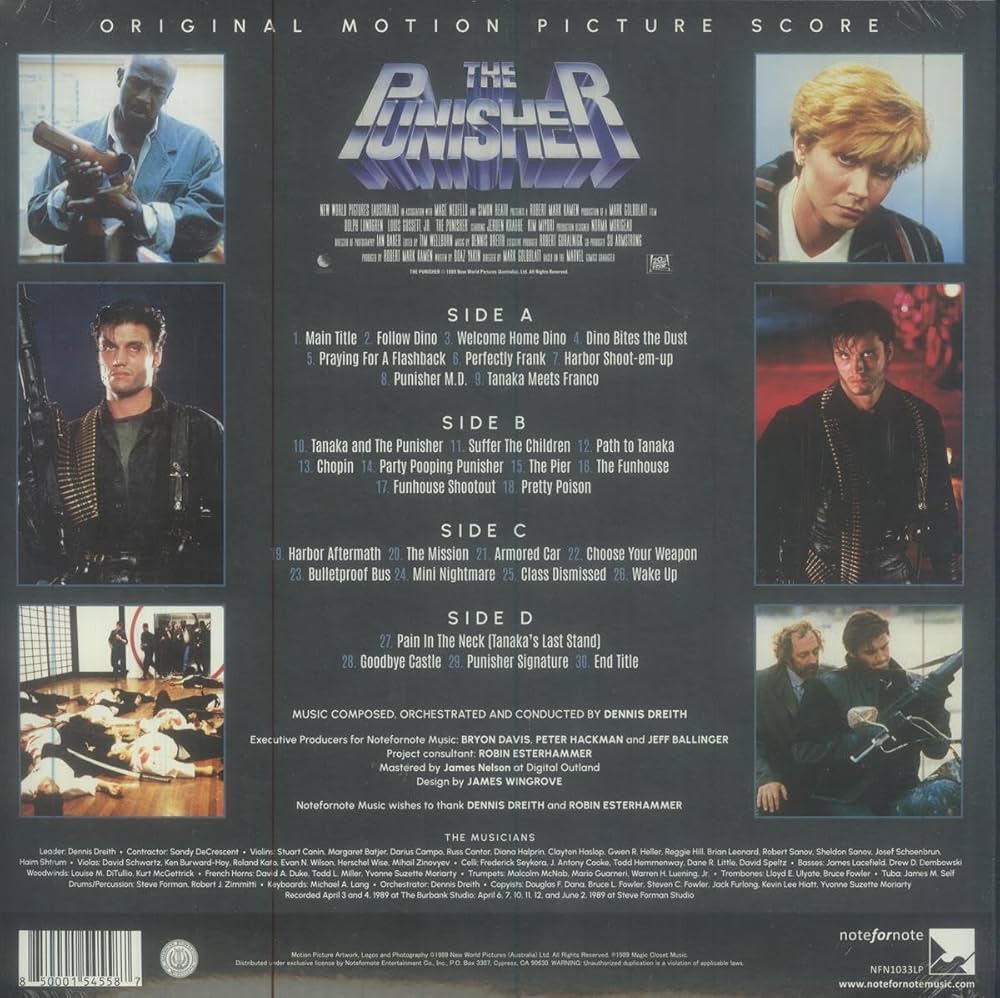The Punisher (Original Motion Picture Score by Dennis Dreith)