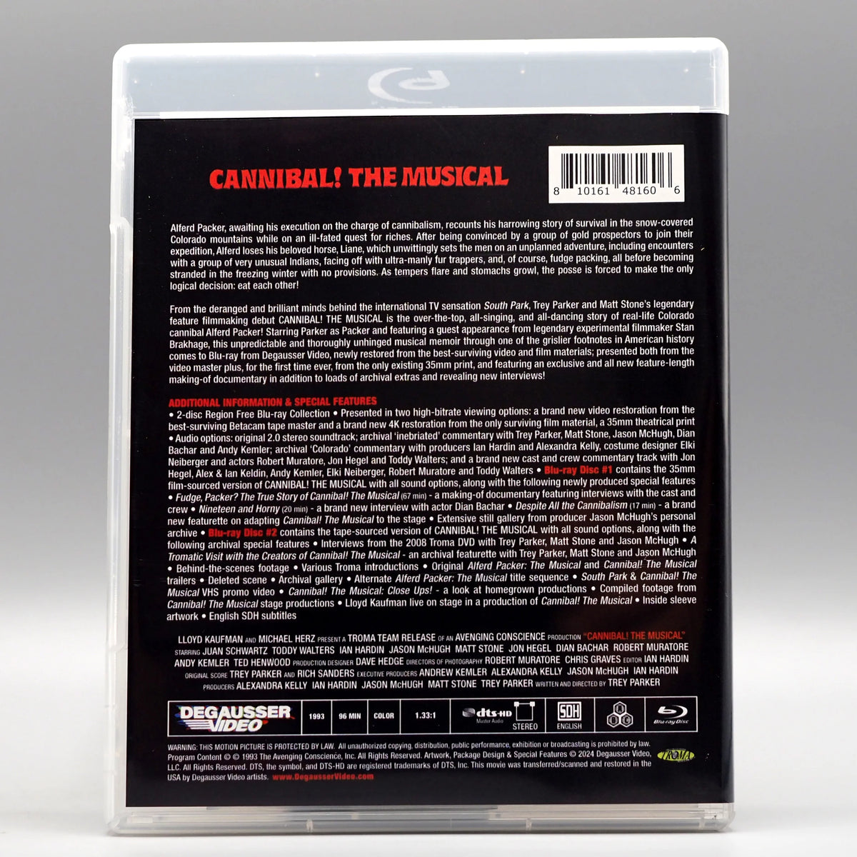 Cannibal! The Musical Limited Edition Blu Ray (Staff Pick)