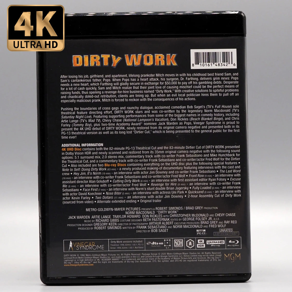 Dirty Work 4K 3 Disc Ultra HD/2 Disc Blu-ray