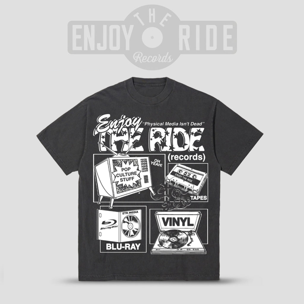 ★COMPAKT RECORD BAR★ Do Not Be Late Thunder Tshirt White KOMPAKT RECORD BAR Do Not Be Late Thunder T-shirt