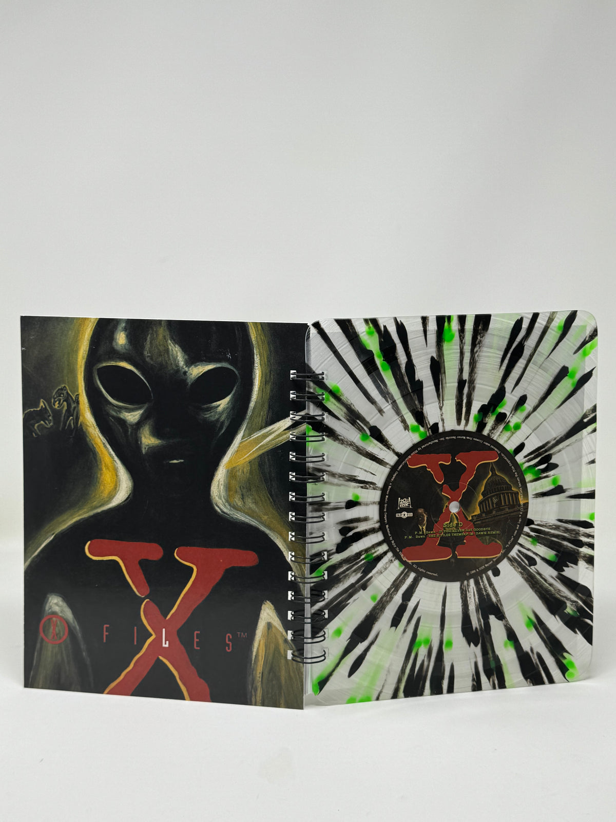 Repurposed Vinyl Lp Spiral Notebook