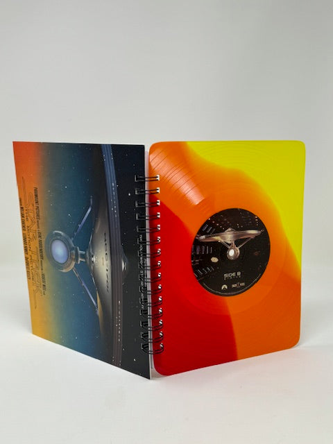 Repurposed Vinyl Lp Spiral Notebook