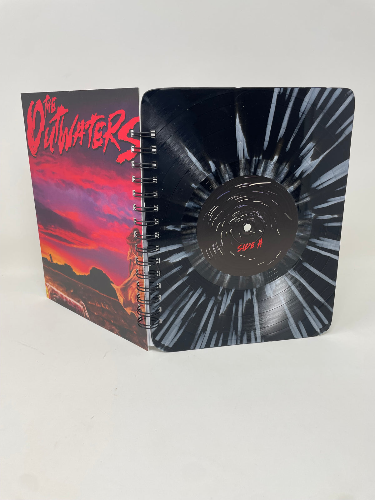 Repurposed Vinyl Lp Spiral Notebook