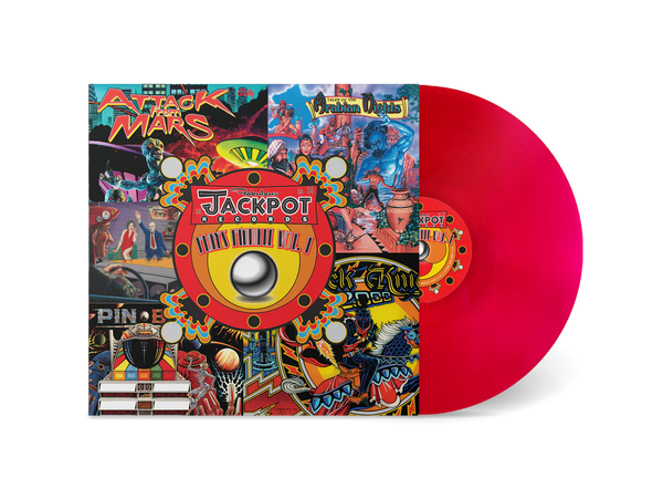 Jackpot Plays PINBALL, Vol. 1 (Transparent Red Vinyl LP)