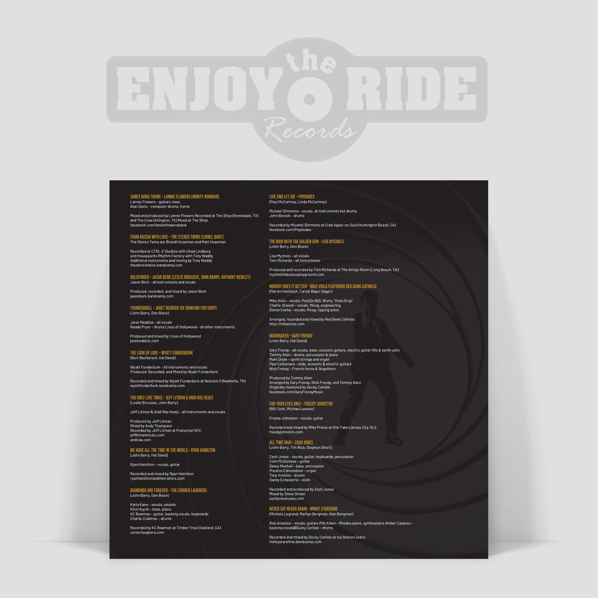 Songs, Bond Songs: The Music of 007 (ETR201)