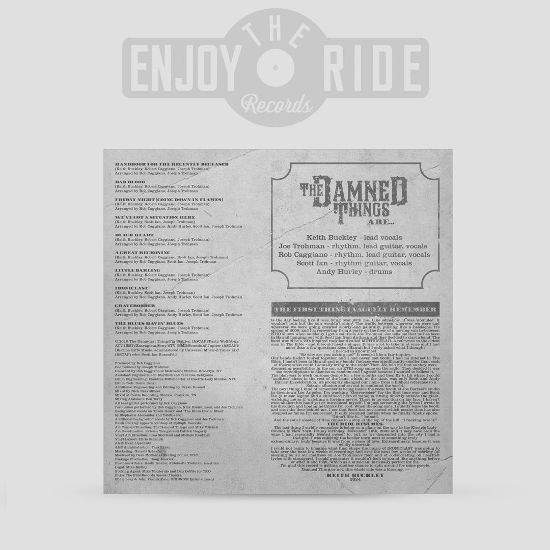 The Damned Things - Ironiclast (ETR209)