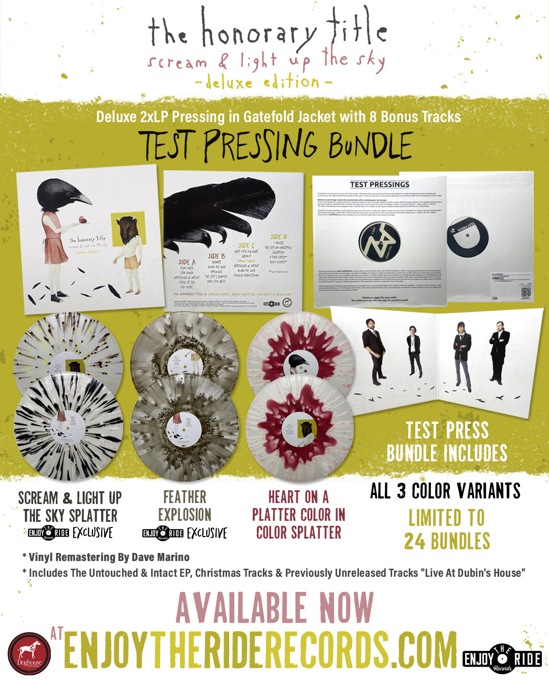The Honorary Title - Scream & Light Up The Sky Deluxe Edition (ETR144)