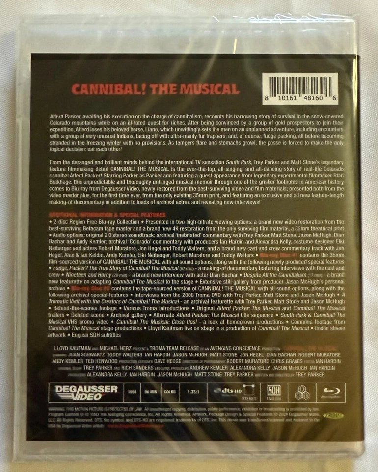 Cannibal! The Musical Limited Edition Blu Ray (Staff Pick)