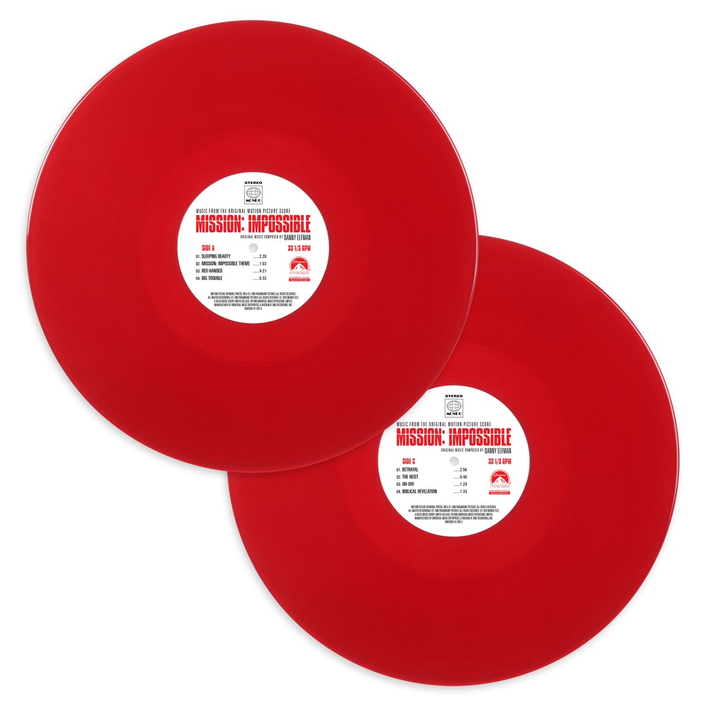 Mission: Impossible – Music From The Original Motion Picture Score 2XLP By Danny Elfman (Distro Title)