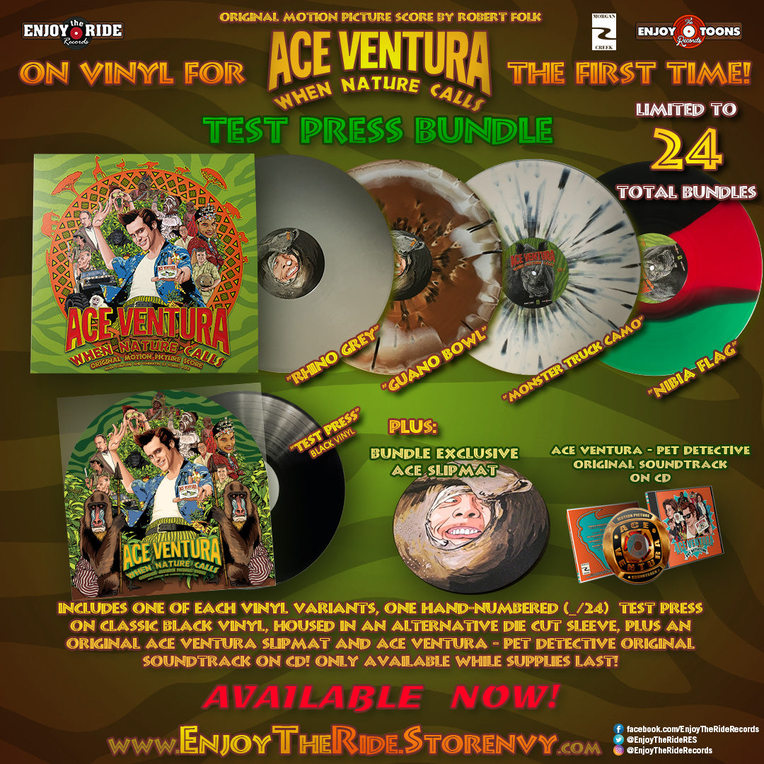 ACE VENTURA: WHEN NATURE CALLS- TEST PRESS BUNDLE (ETT014/ETR070)