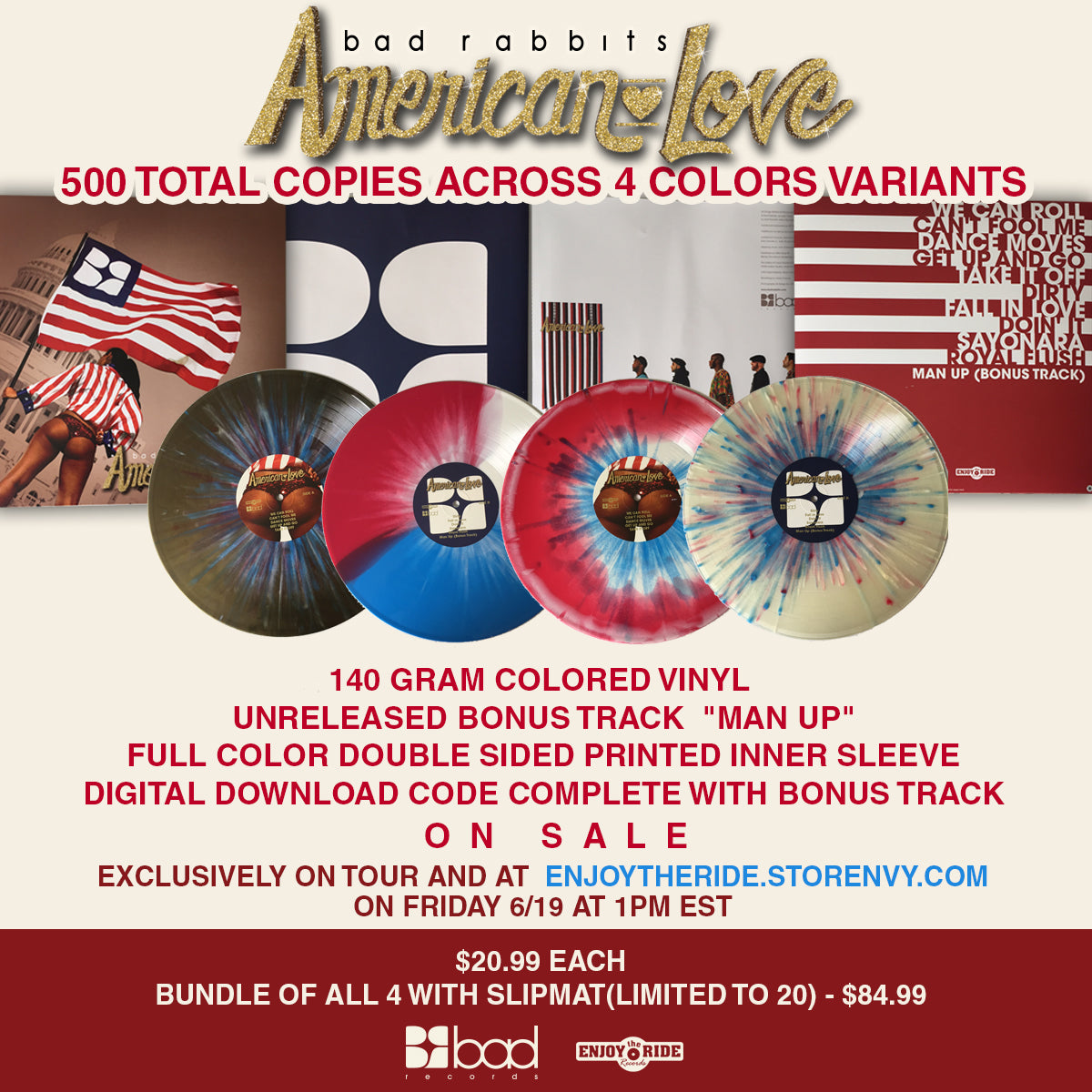 BAD RABBITS- AMERICAN LOVE (ETR052)