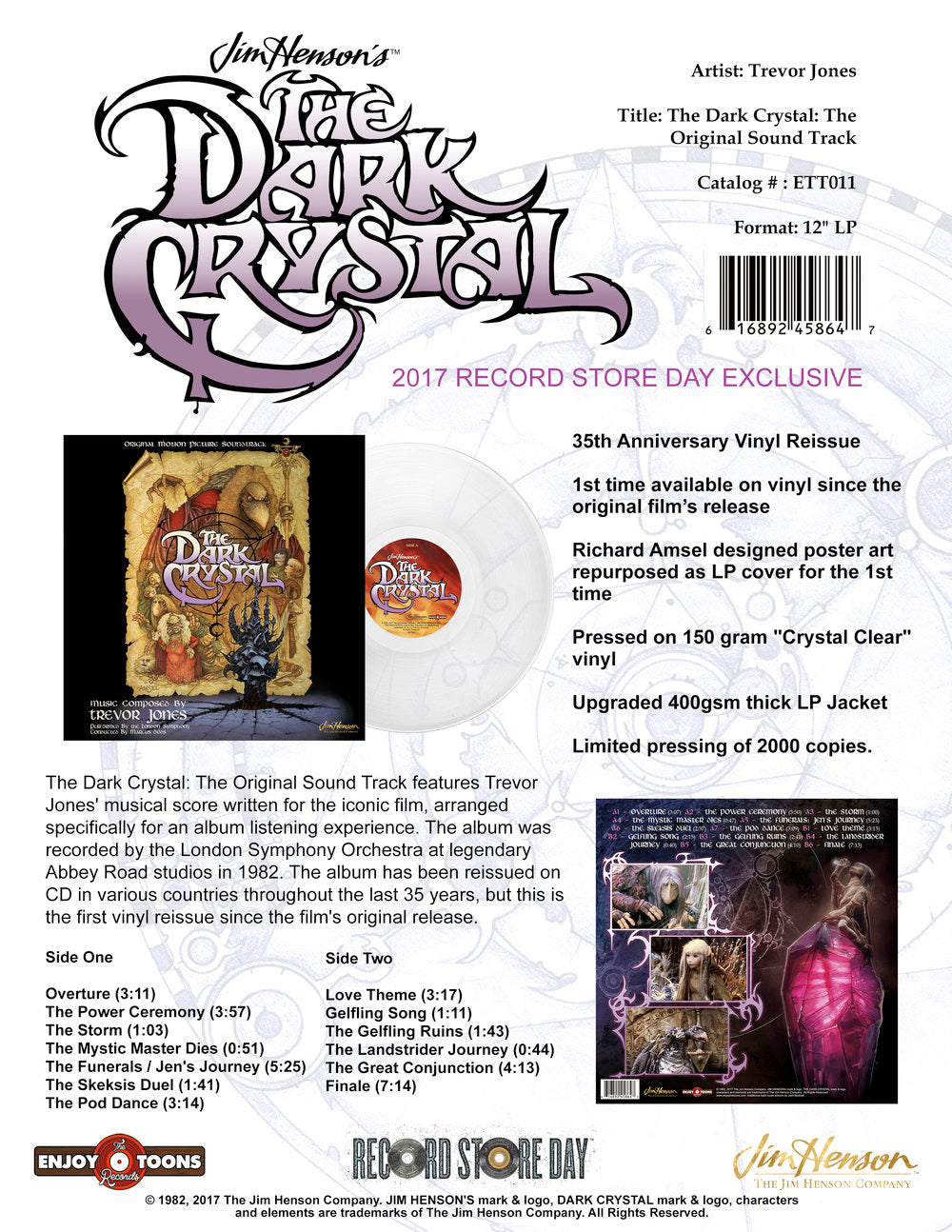 THE DARK CRYSTAL (ETT011)