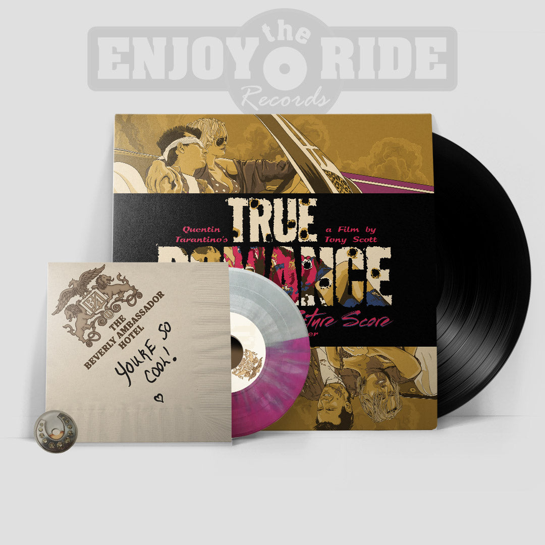 True Romance Black Vinyl JUKEBOX 7" BUNDLE with Alternate Artwork 7" & Adapter (Limited to 100 total copies )