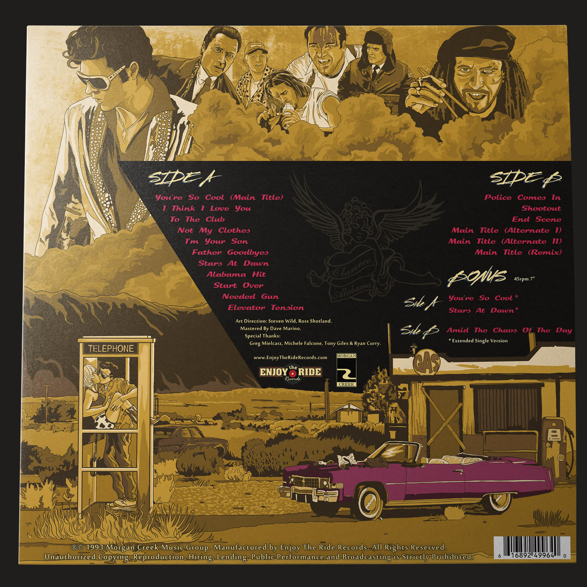 TRUE ROMANCE Score by Hans Zimmer (ETR062)