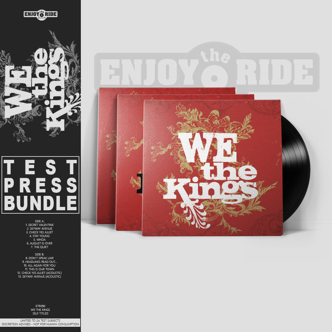 We The Kings TEST PRESS BUNDLE