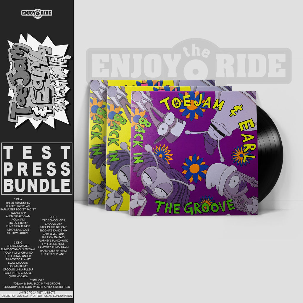 Toe Jam & Earl TEST PRESS BUNDLE | Enjoy The Ride Records
