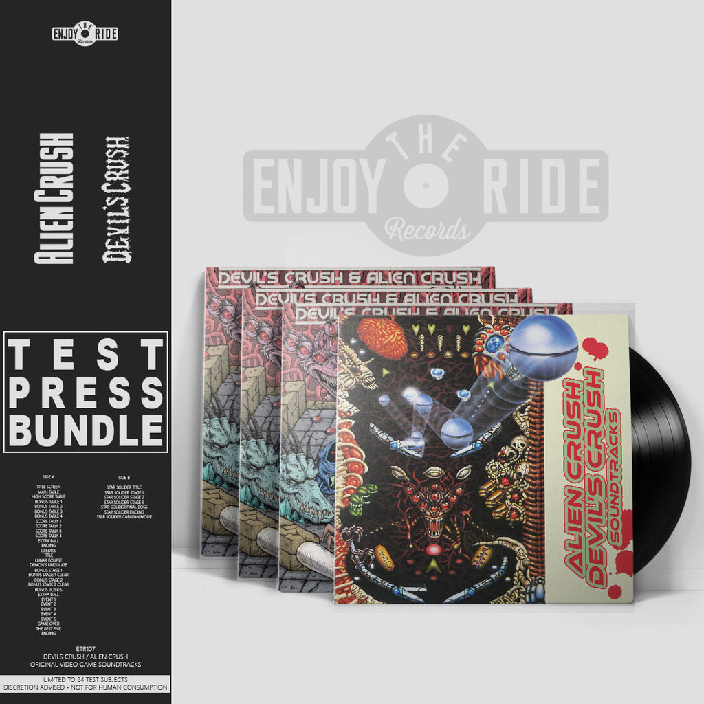 Devil's Crush & Alien Crush TEST PRESS BUNDLE | Enjoy The Ride Records