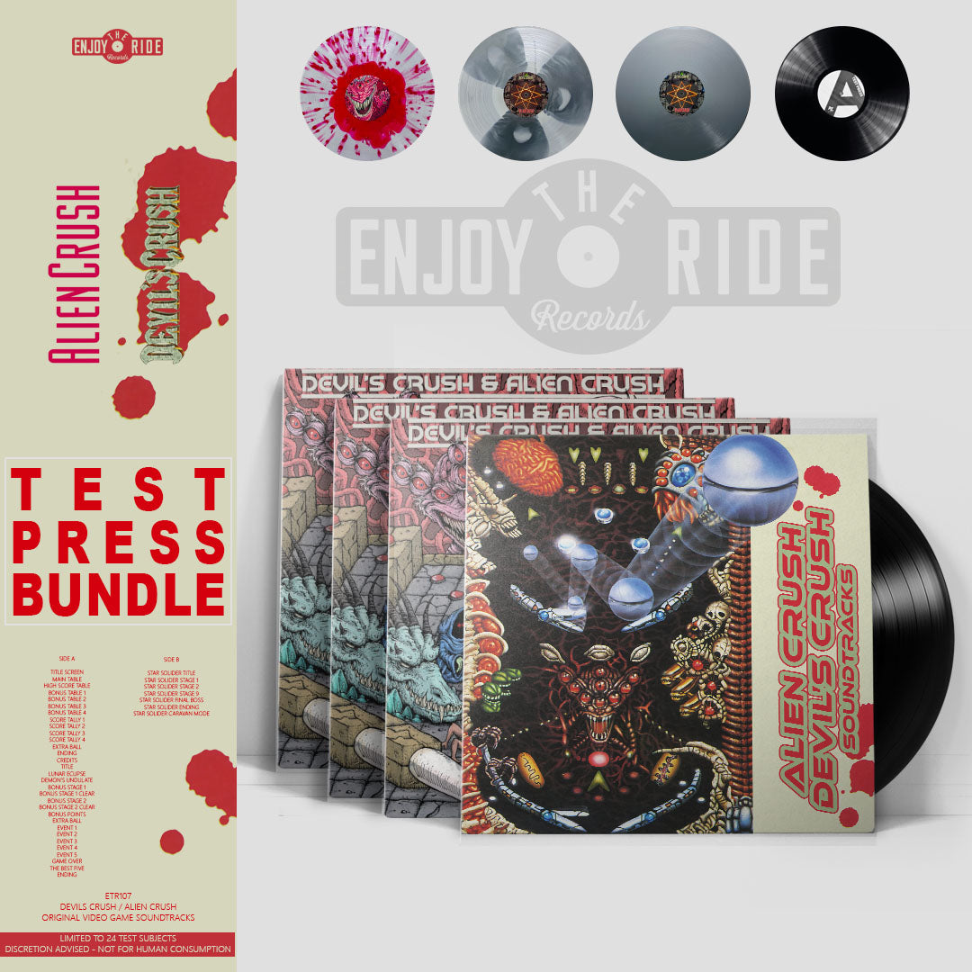 Devil's Crush & Alien Crush TEST PRESS BUNDLE