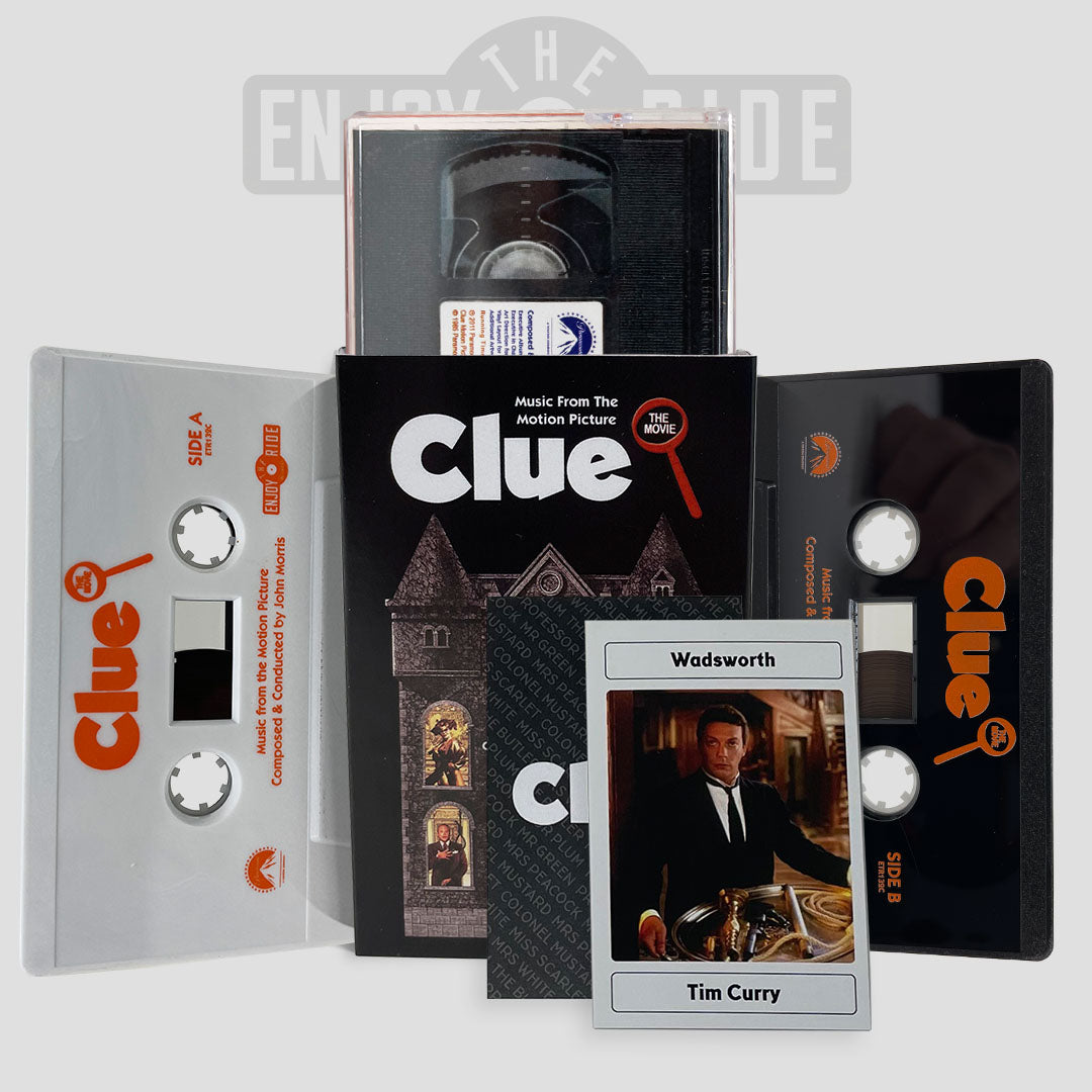 CLUE THE MOVIE Cassette Tapes (MUSIC FROM THE PARAMOUNT MOTION PICTURE) BY JOHN MORRIS (ETR13c2
