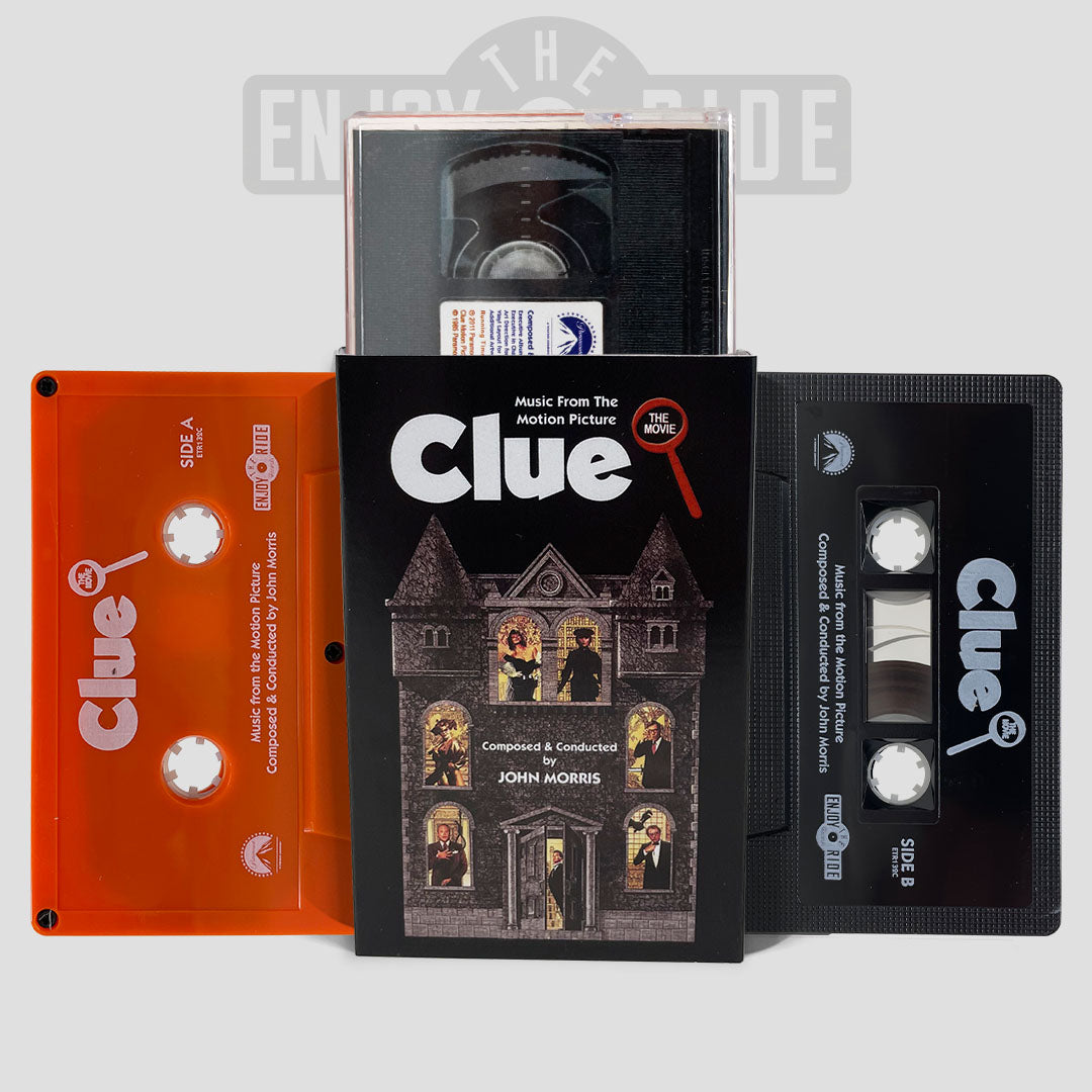 CLUE THE MOVIE Cassette Tapes (MUSIC FROM THE PARAMOUNT MOTION PICTURE) BY JOHN MORRIS (ETR13c2