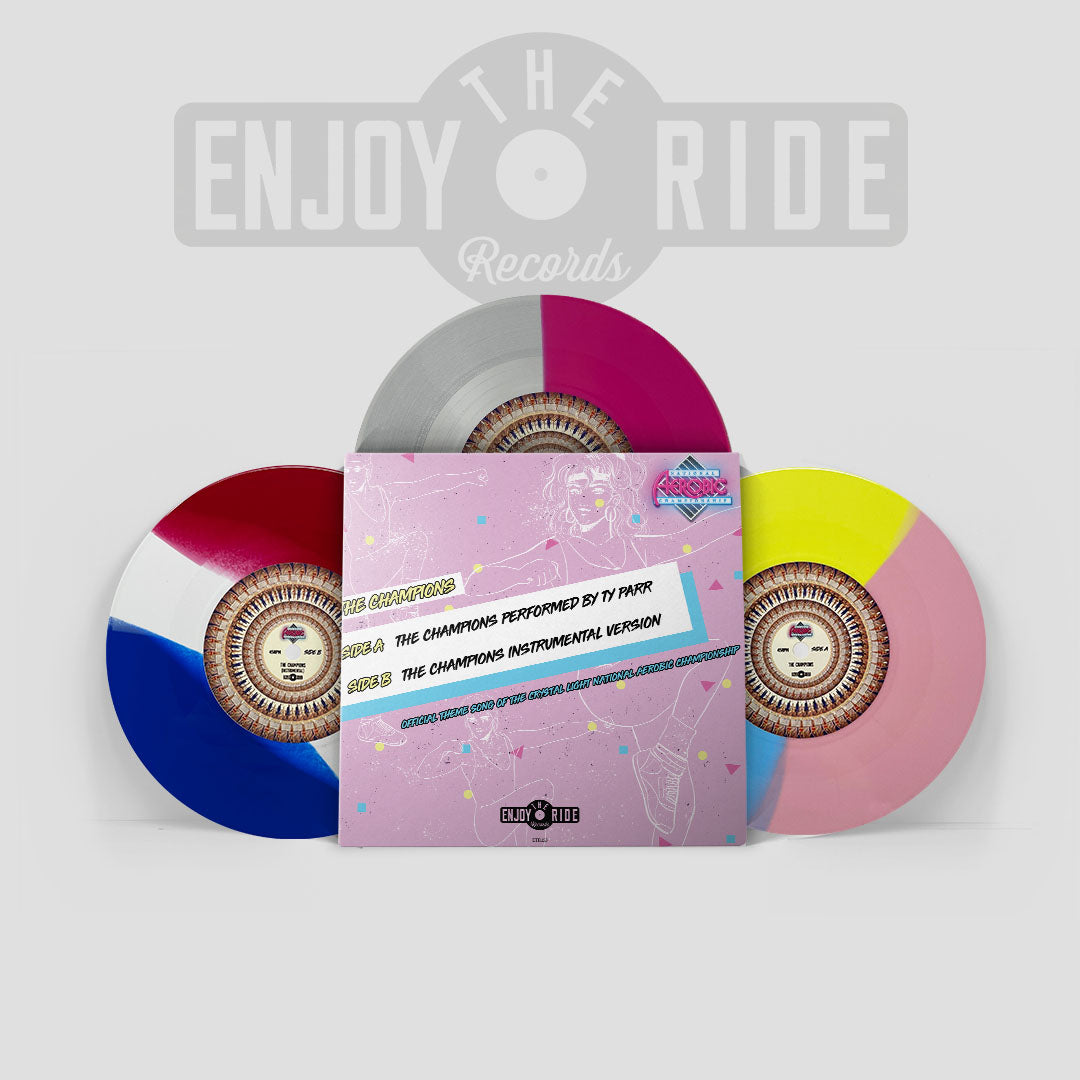 The Champions aka National Aerobic Championship 7" Single (ETR153)