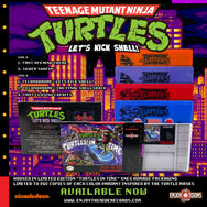 Teenage Mutant Ninja Turtles: Let's Kick Shell Cassette Tape Game Box Homage Version (ETT026c)