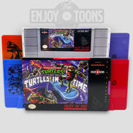 Teenage Mutant Ninja Turtles: Let's Kick Shell Cassette Tape Game Box Homage Version (ETT026c)