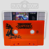 Teenage Mutant Ninja Turtles: Let's Kick Shell Cassette Tape Game Box Homage Version (ETT026c)