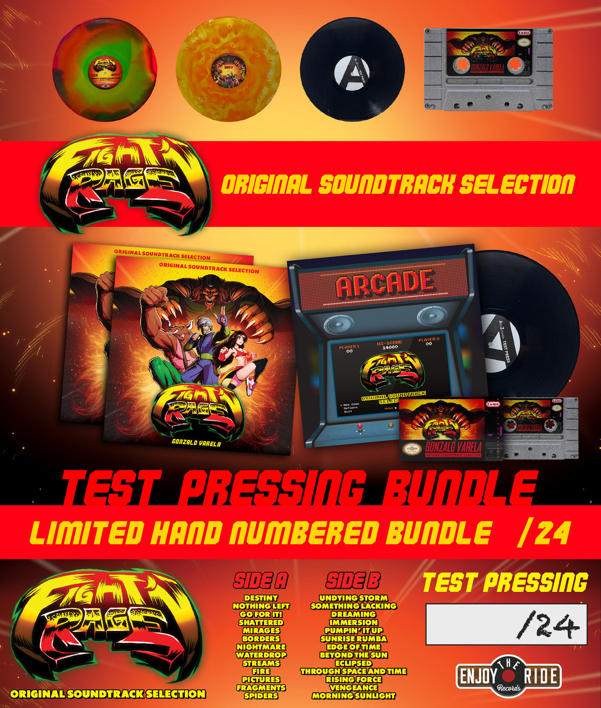 Fight'N Rage Video Game Soundtrack (ETR188)