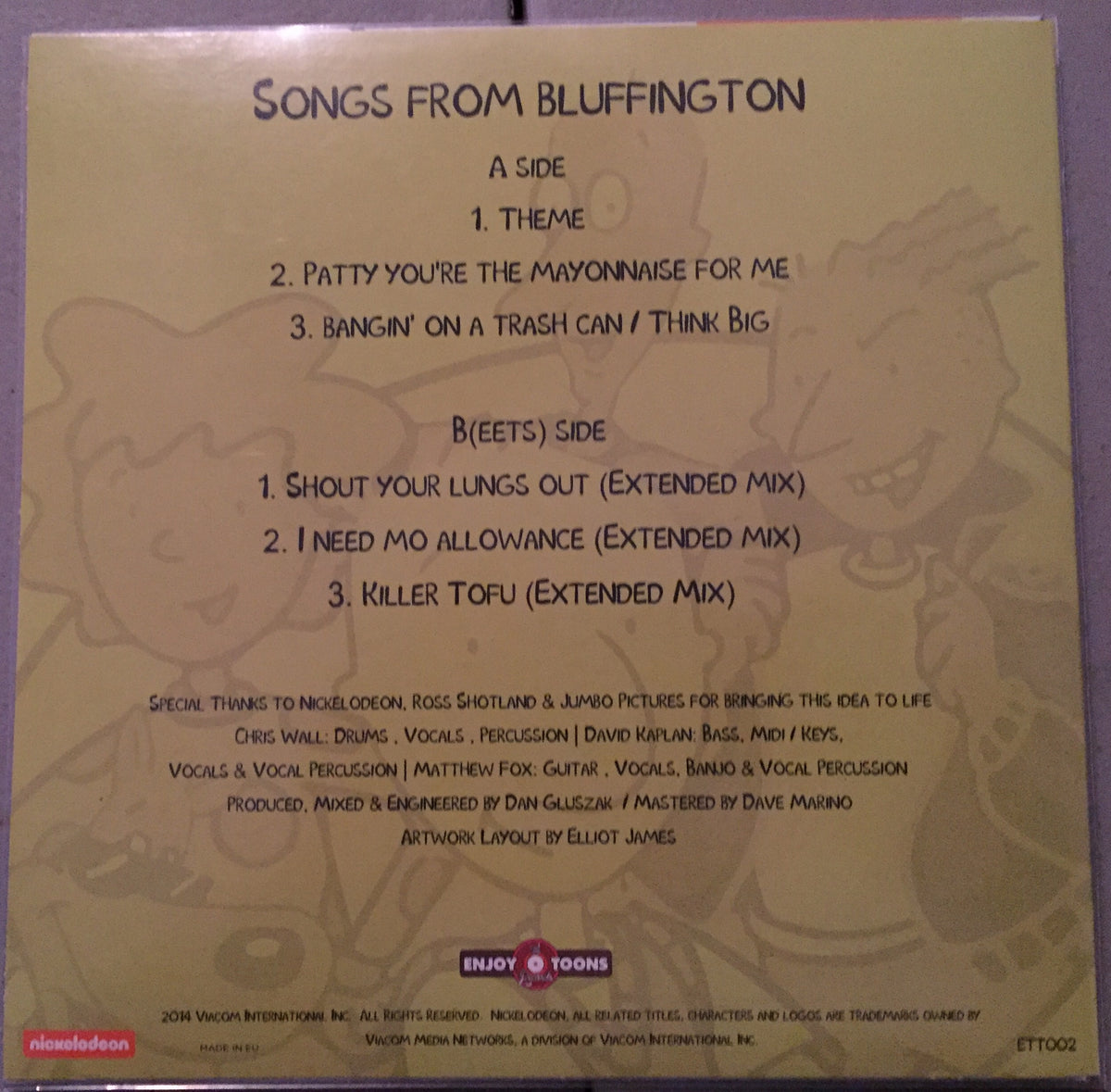 SONGS FROM BLUFFINGTON (ETT002)
