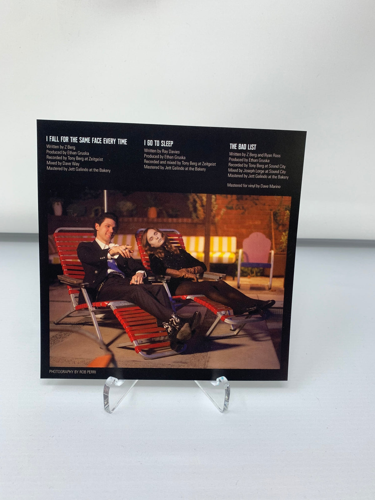 Z Berg & Ryan Ross 7" TEST PRESS BUNDLE