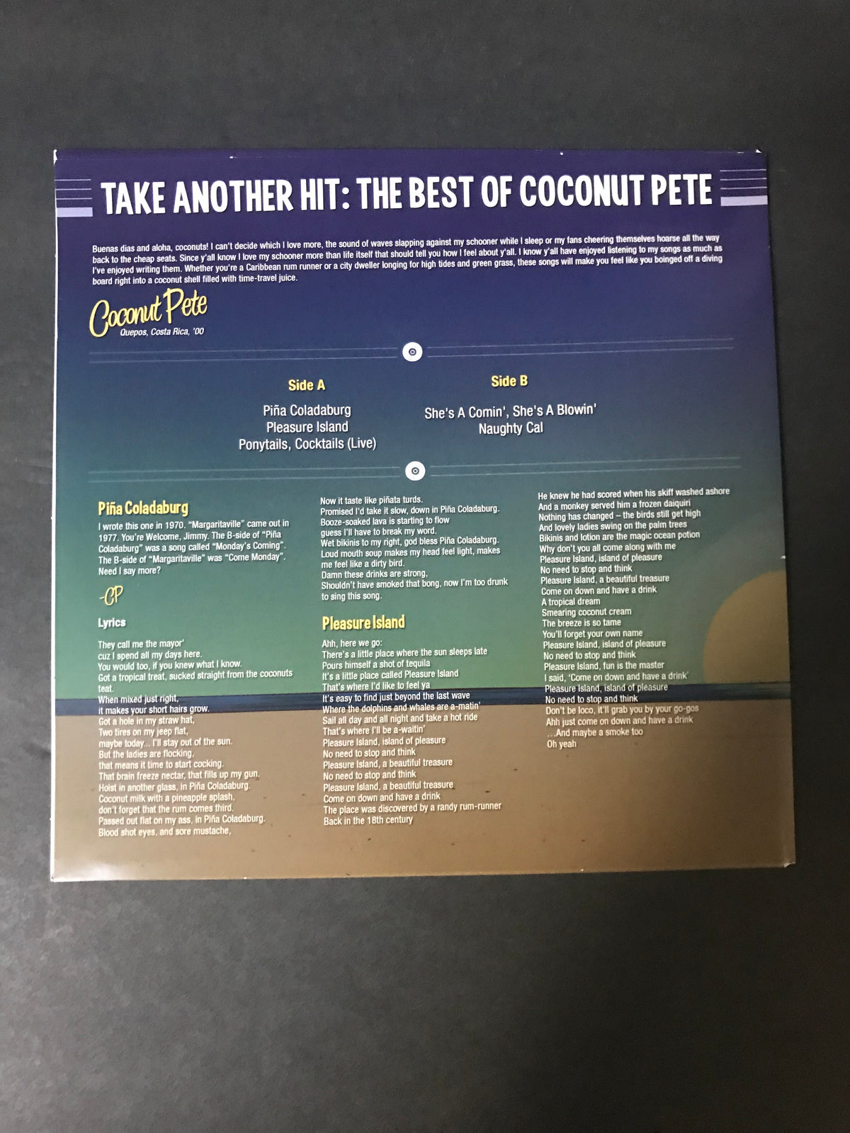 The Best of Coconut Pete: Take Another Hit 7" (ETR065)