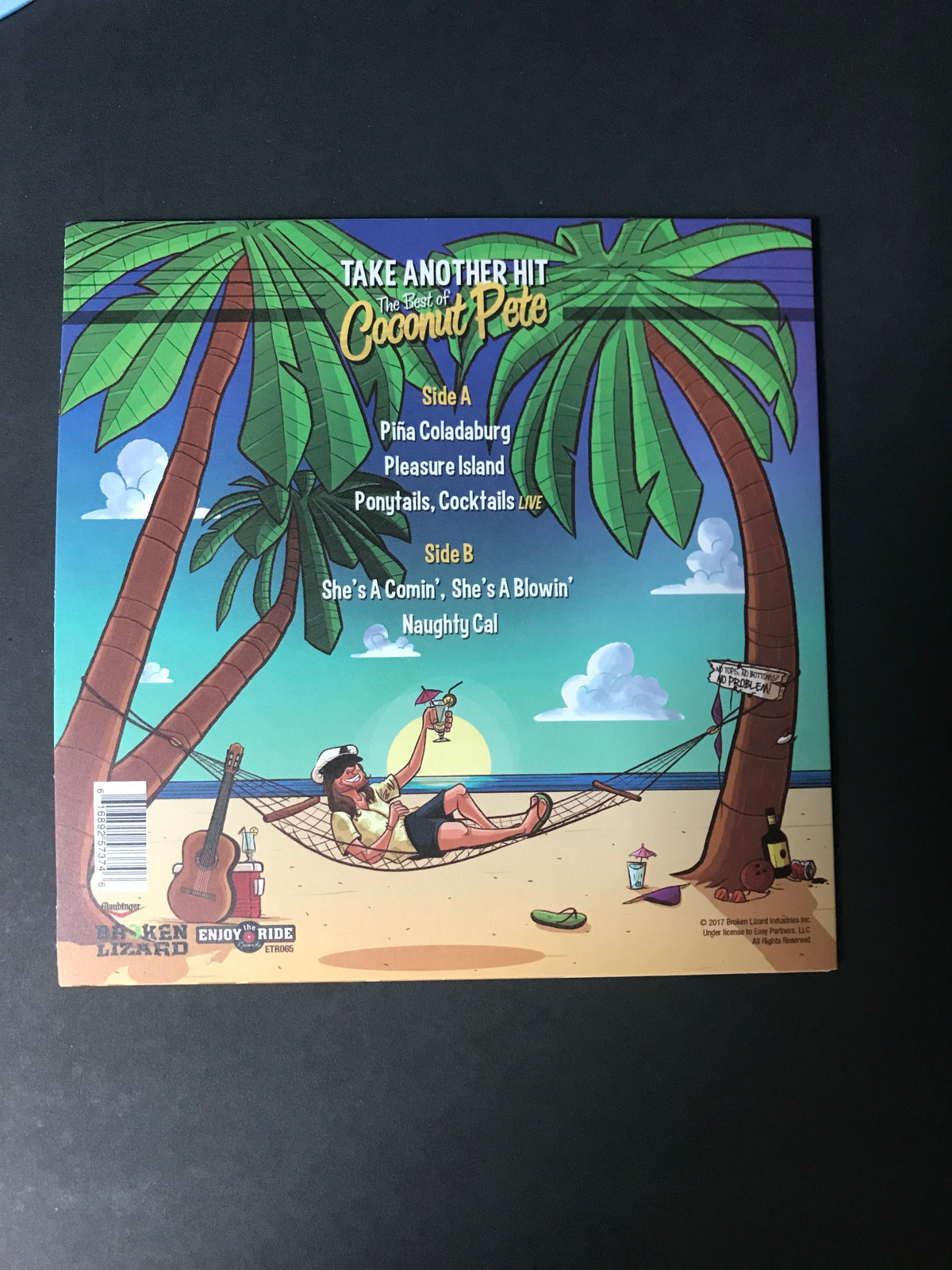 The Best of Coconut Pete: Take Another Hit 7" SAND FILLED VINYL (ETR065)