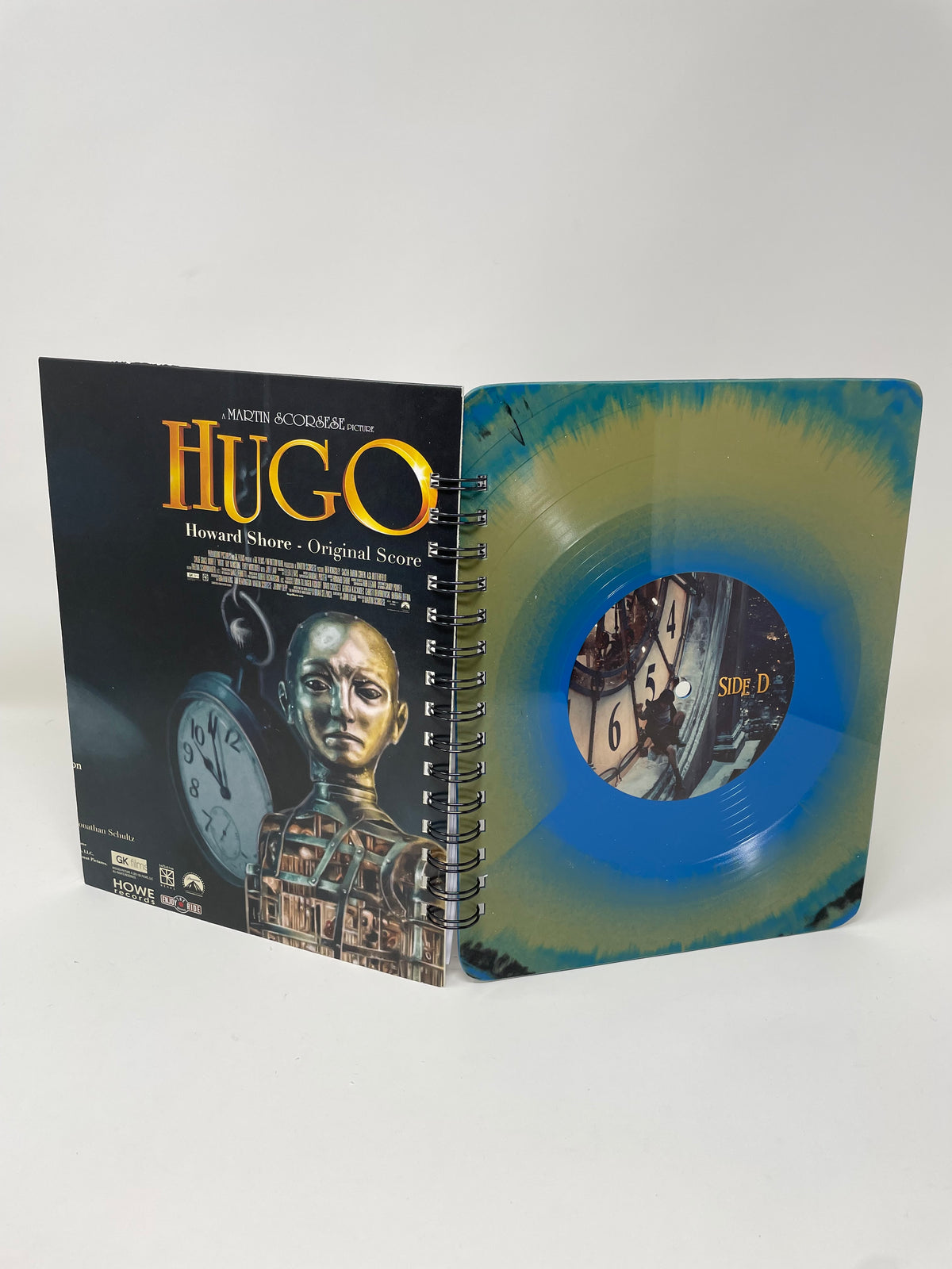 Repurposed Vinyl Lp Spiral Notebook