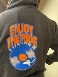 Retro Baller Enjoy The Ride Zip Up Hoodie