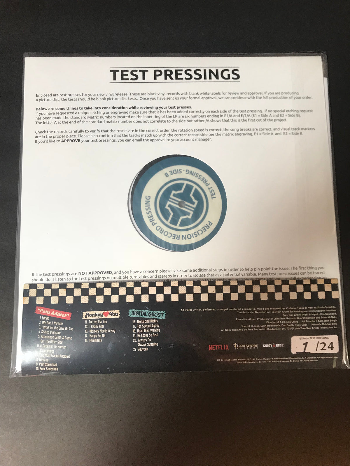 Black Mirror Black Museum TEST PRESS BUNDLE