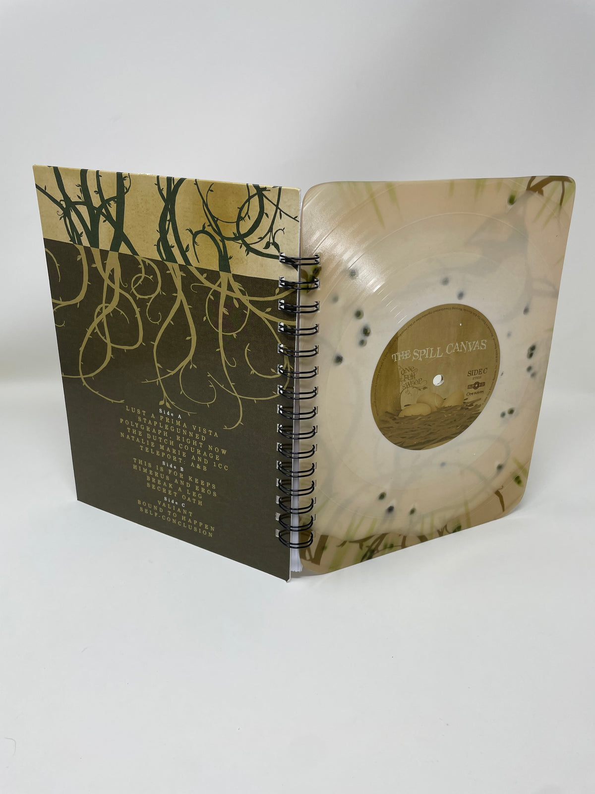 Repurposed Vinyl Lp Spiral Notebook