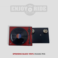 SPINNING Enamel Pin (TWO Designs: Limited To 50 Each)