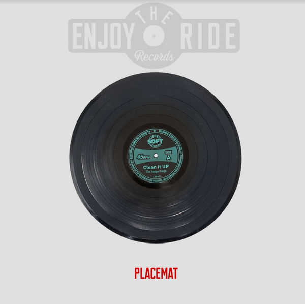 Vinyl Record LP Soft Large Placemat