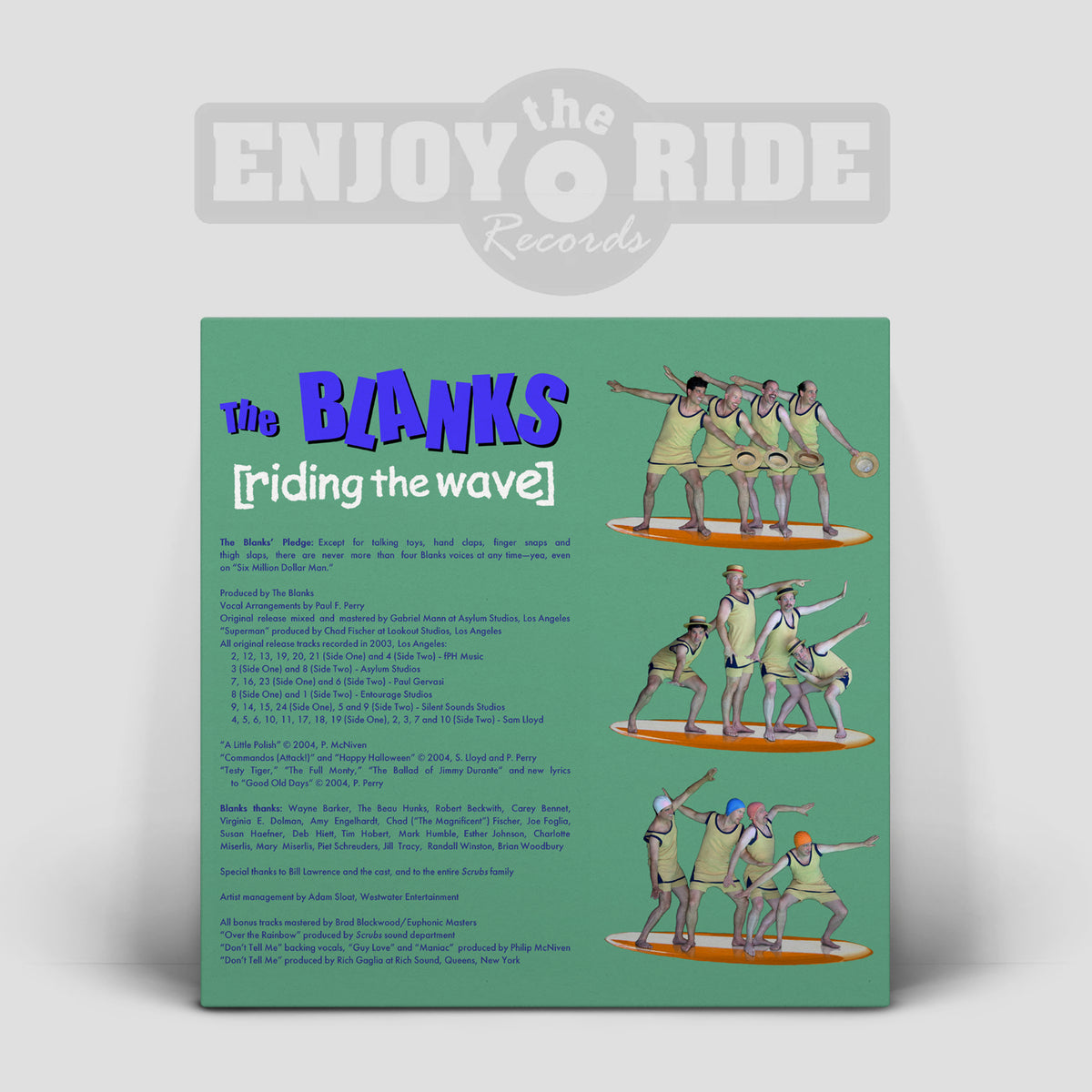The Blanks - Riding The Wave "Ted's Band from the TV Show Scrubs" (ETR123)