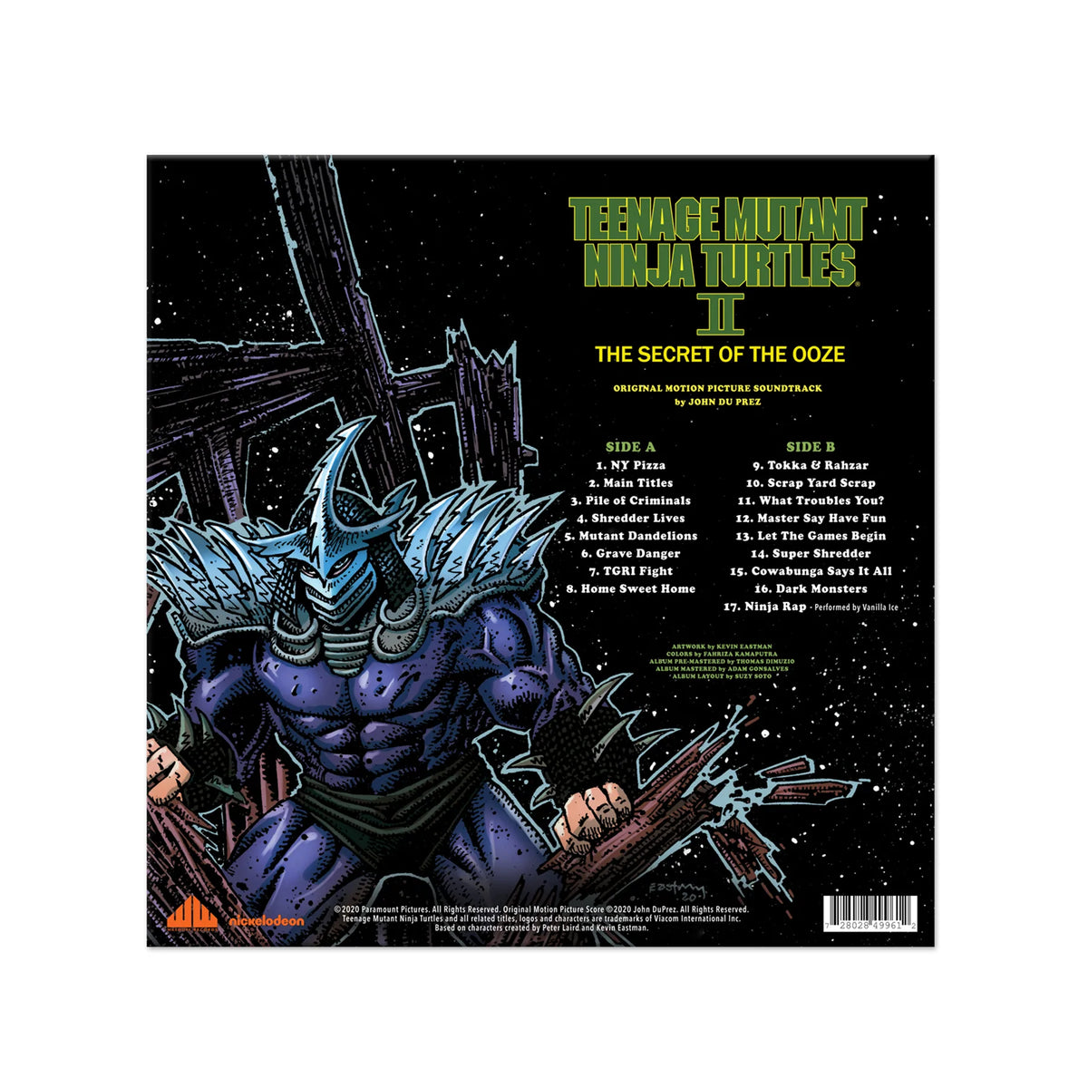 Teenage Mutant Ninja Turtles Part II: The Secret of the Ooze Soundtrack (Distro Title)