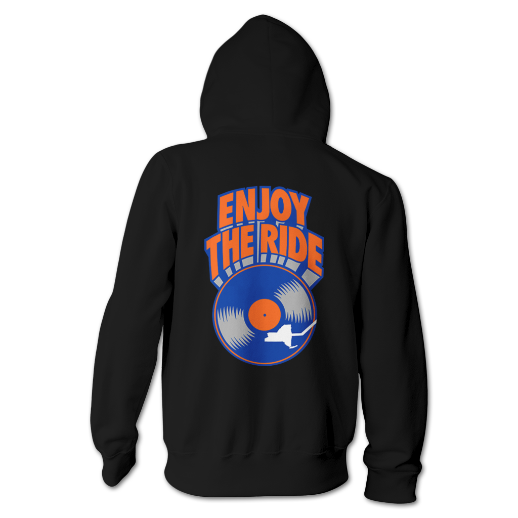 Retro Baller Enjoy The Ride Zip Up Hoodie