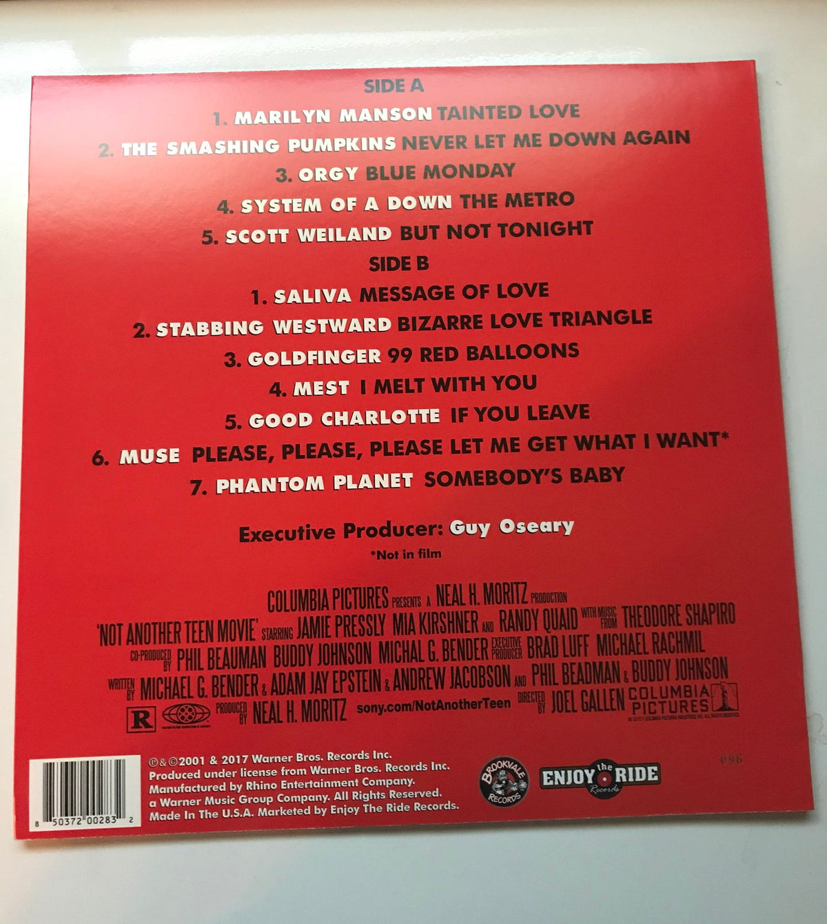 NOT ANOTHER TEEN MOVIE Soundtrack (ETR061)
