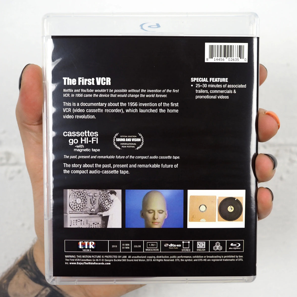 The First VCR + Cassettes Go Hi-Fi Blu Ray (ETRM008)