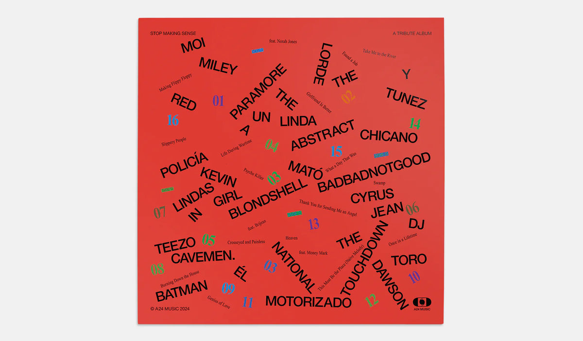 Everyone’s Getting Involved: A Tribute to Talking Heads’ Stop Making Sense 2XLP