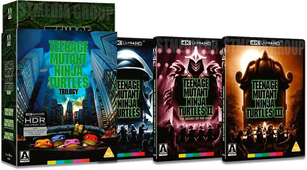 Teenage Mutant Ninja Turtles: Trilogy (Limited Collector's Edition) [3-Disc Set] [4K UHD + Blu-ray] [Region Free] (Staff Pick)
