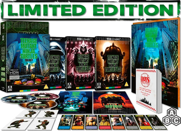 Teenage Mutant Ninja Turtles: Trilogy (Limited Collector's Edition) [3-Disc Set] [4K UHD + Blu-ray] [Region Free] (Staff Pick)