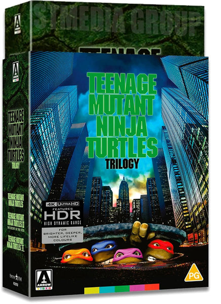 Teenage Mutant Ninja Turtles: Trilogy (Limited Collector's Edition) [3-Disc Set] [4K UHD + Blu-ray] [Region Free] (Staff Pick)