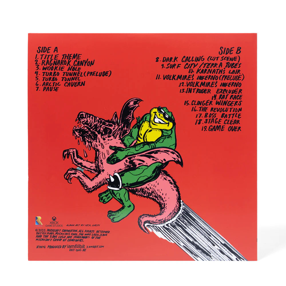 Battletoads Vinyl Soundtrack Reissue (Distro Title)