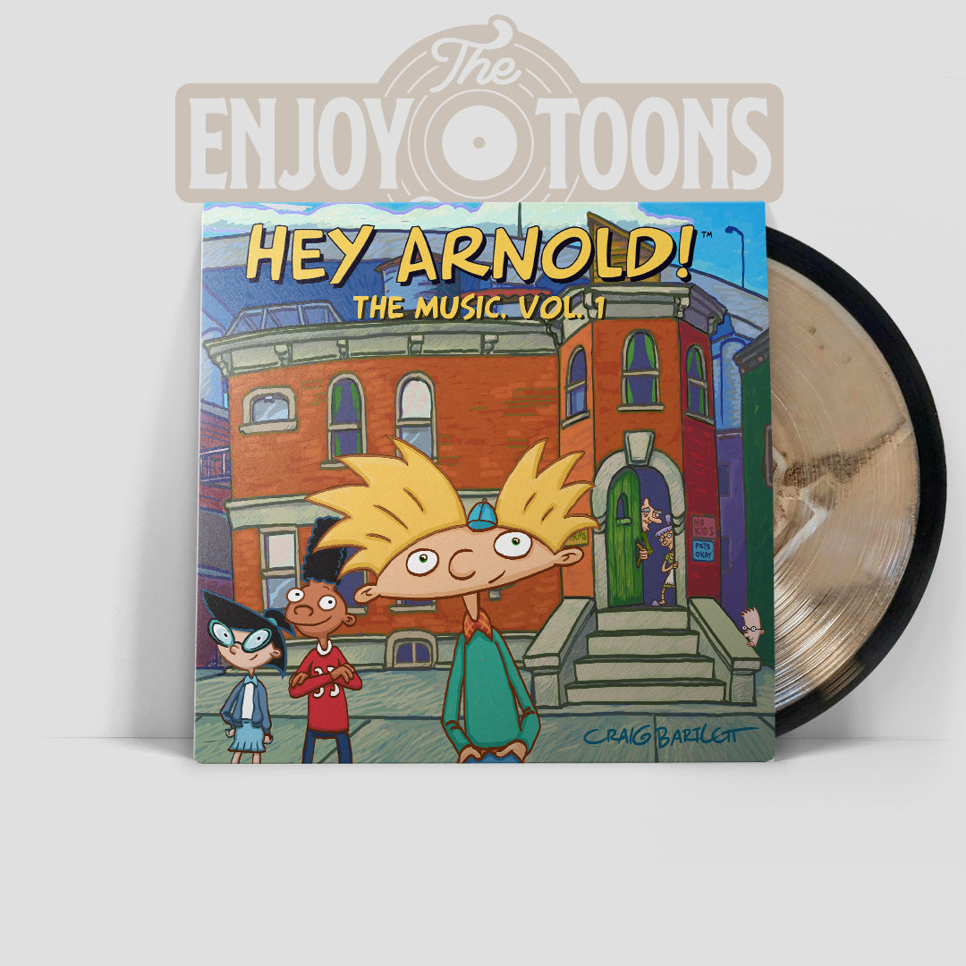 Hey Arnold The Music Vol 1"Gerald Field Glow In The Dark Baseball Diamond Dirt FILLED" Variant (Webstore Exclusive FILLED Variant)